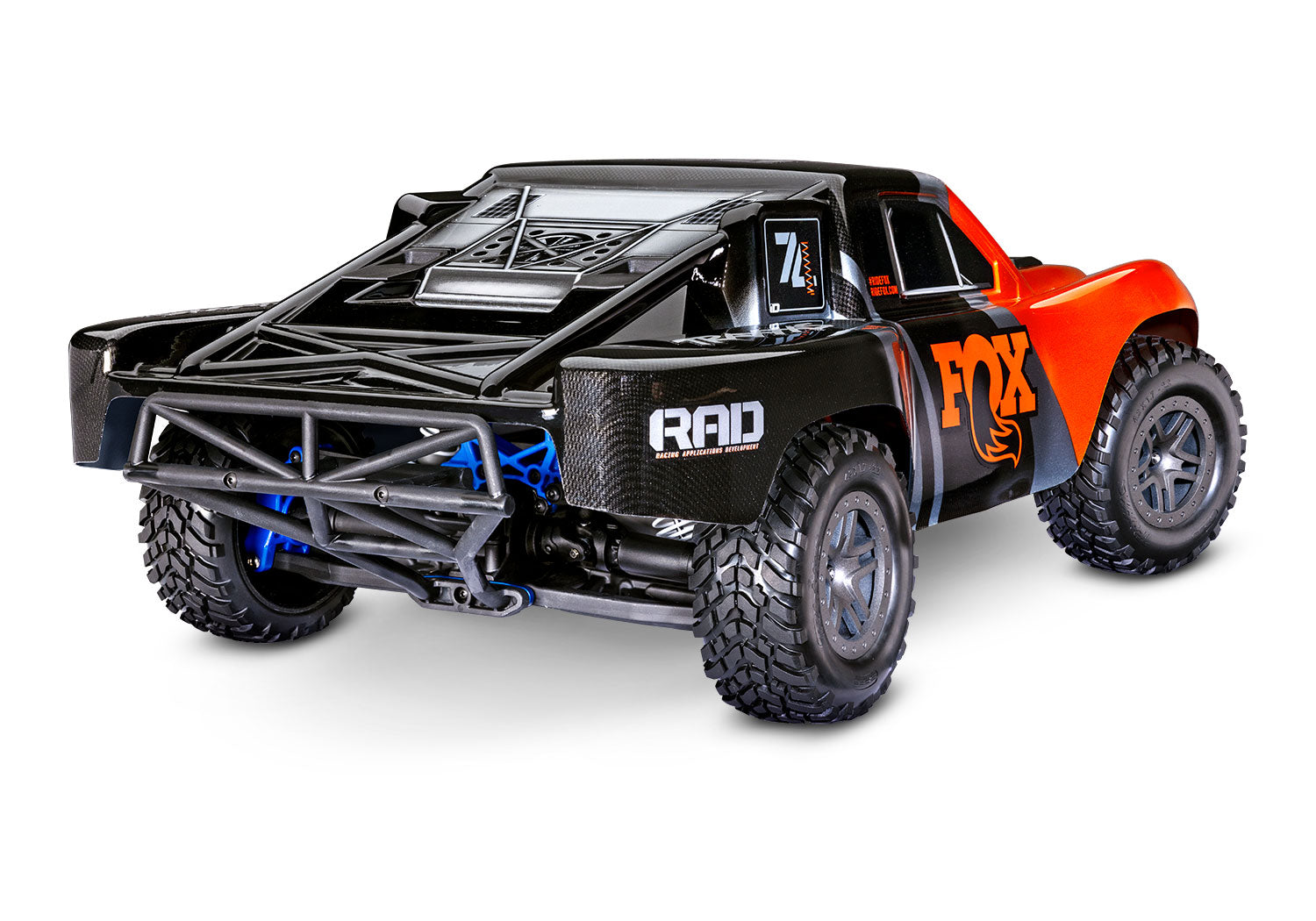 Traxxas - Slash BL-2S 1/10 RTR 4X4 Brushless Short Course Truck w/BL-2S ESC & TQ 2.4GHz Radio, Fox