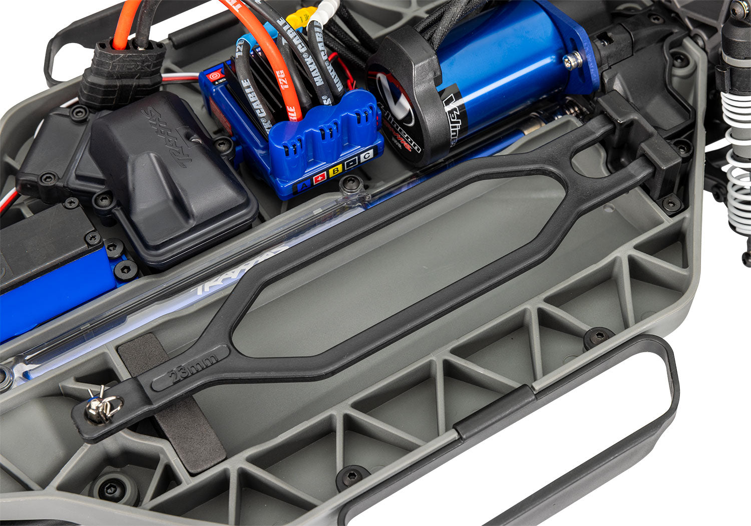 Traxxas - Slash VXL 1/10 RTR 4x4 Brushless Short Course Truck w/TQi™ 2.4GHz Radio & TSM®, Roja