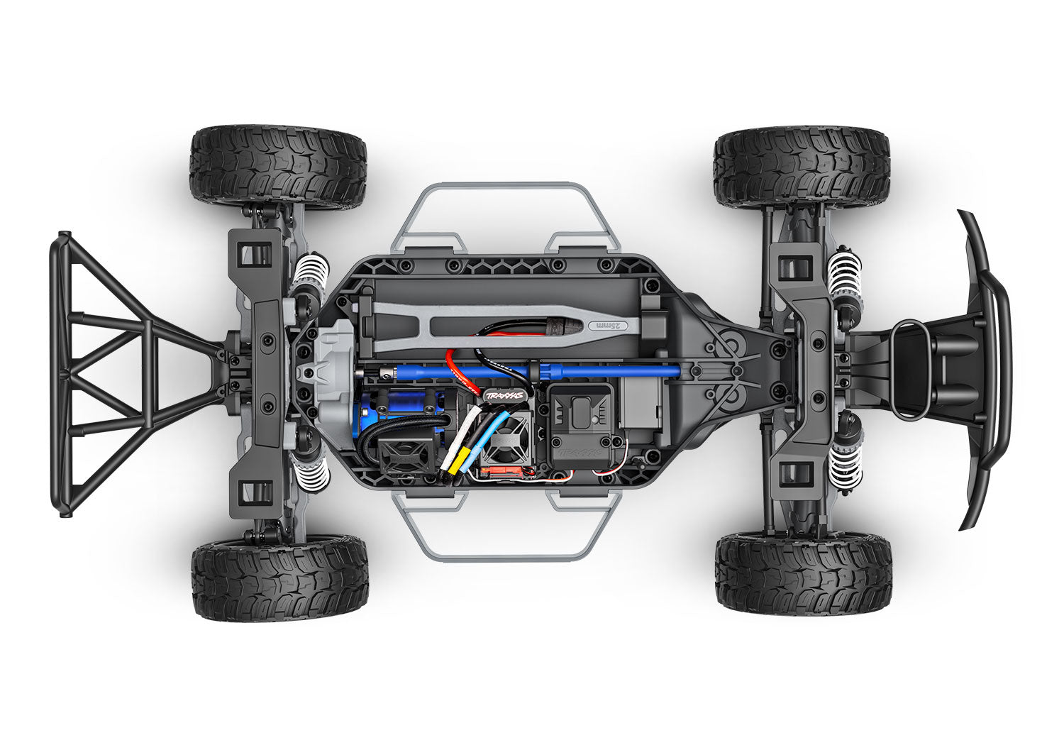 Traxxas - Slash® 4x4 VX3 1/10 RTR 4WD Brushless Short Course Truck w/VX3 ESC, TQi™ Sport 2.4GHz Radio & TSM®, Verde