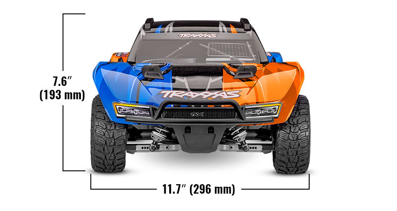 Traxxas - Slash® 4x4 VX3 1/10 RTR 4WD Brushless Short Course Truck w/VX3 ESC, TQi™ Sport 2.4GHz Radio & TSM®, Verde