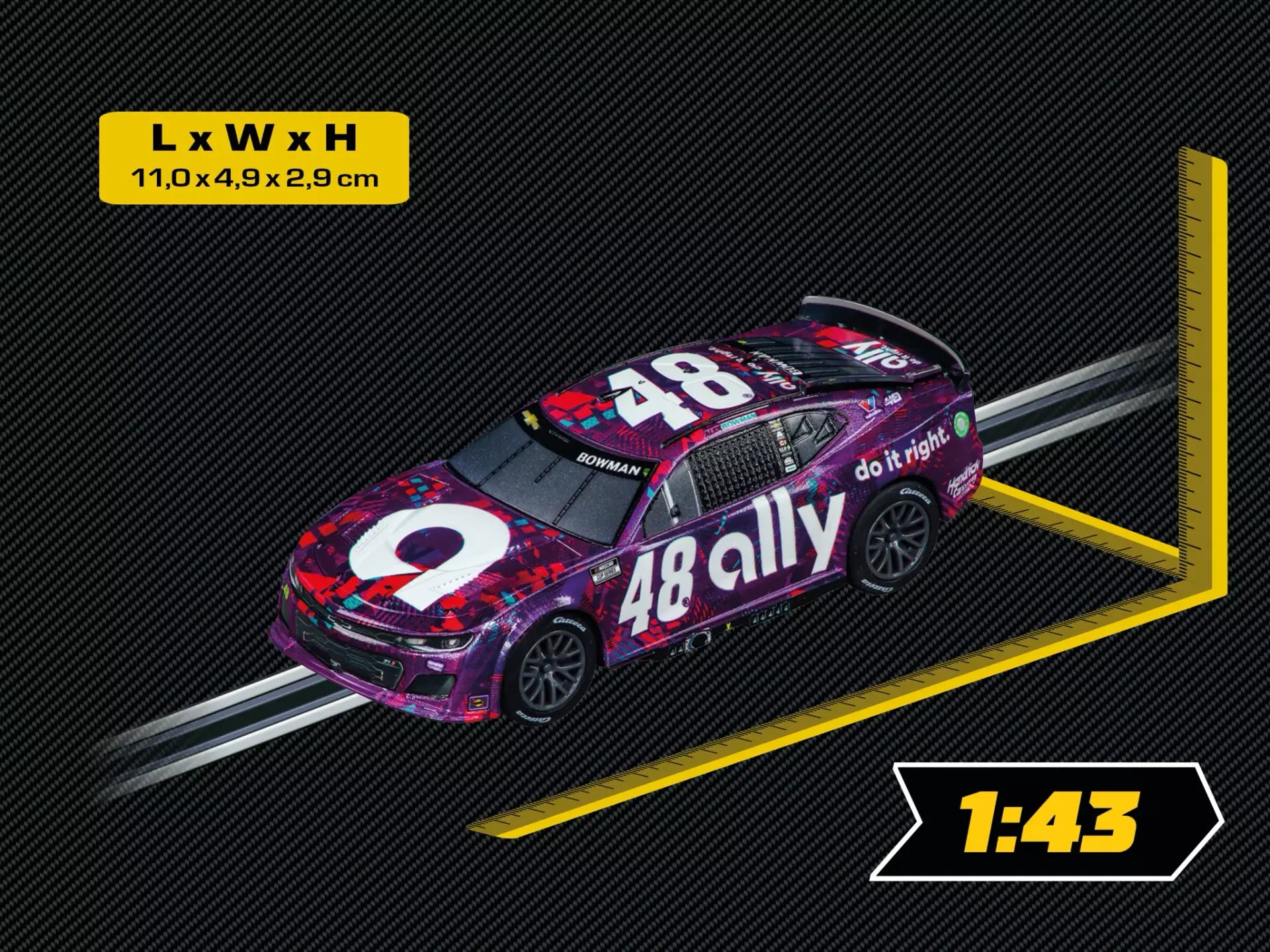 Carrera - NASCAR Camaro NextGen ZL1  "Hendrick Motorsports, Alex Bowman, No.48" Escala 1/43