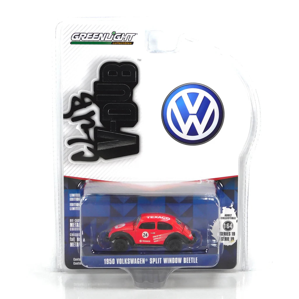 Greenlight - Club V-DUB 1950 Volkswagen Split Window Beetle, escala 1:64