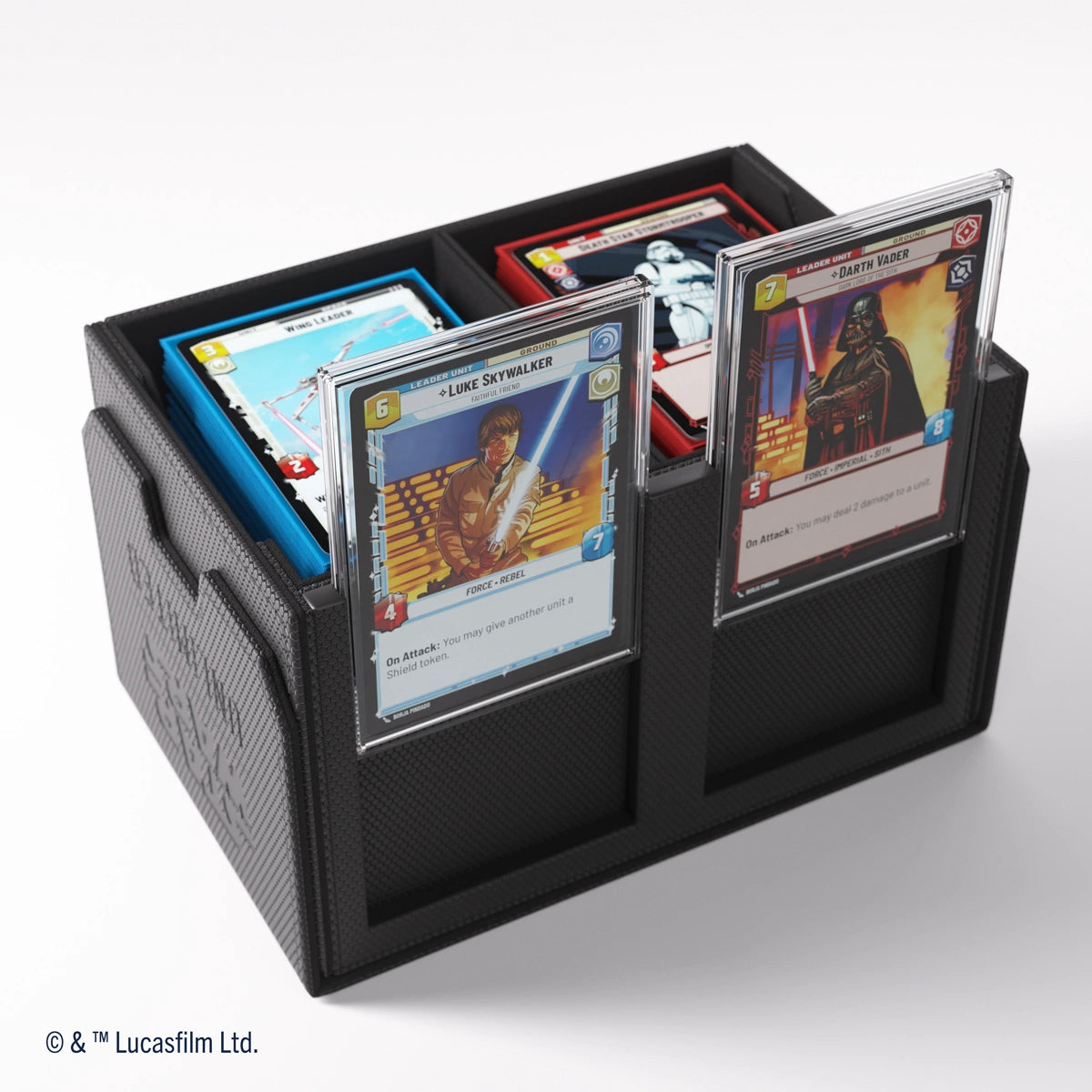 Gamegenic - Star Wars: Unlimited - Double Deck Pod - Estuche para tarjetas - Negro