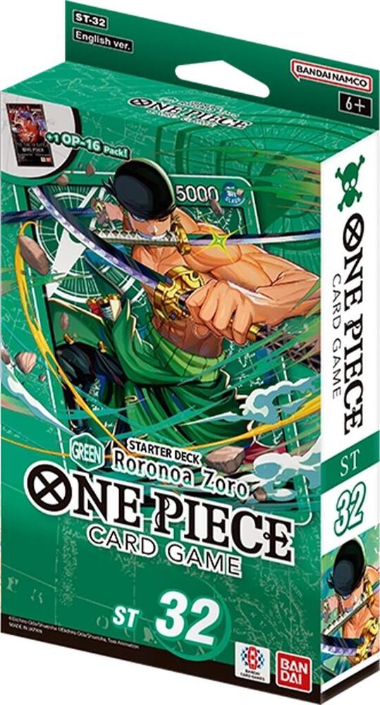 Bandai - One Piece Card Game Starter Deck - Roronoa Zoro - [ST-32]
