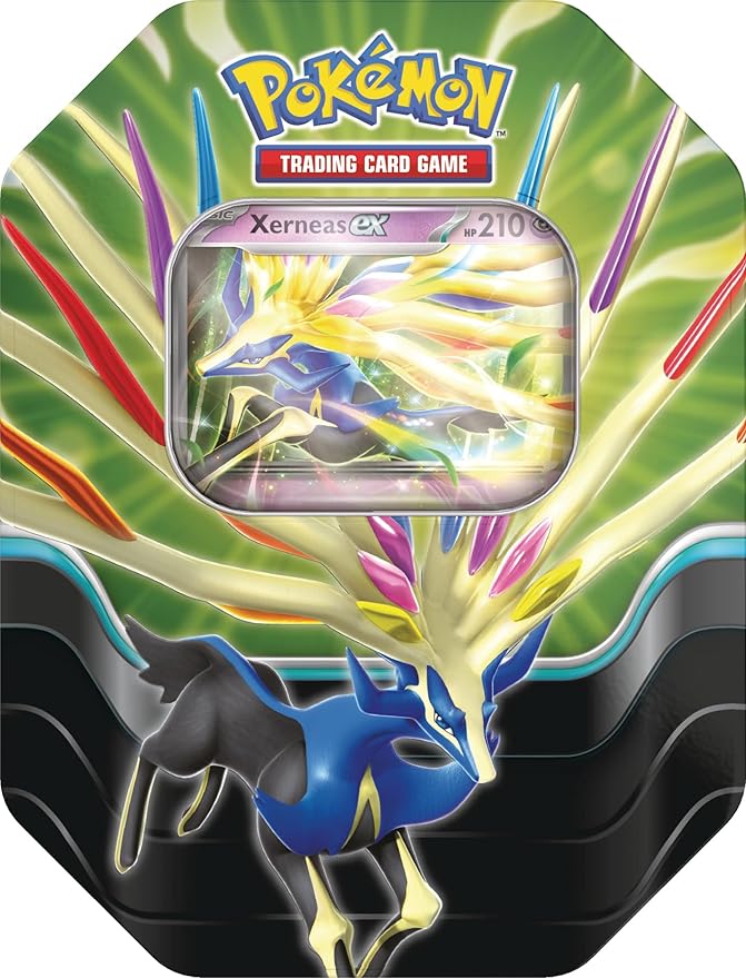Pokemon TCG: Azure Legends Tin Case (Xerneas EX) - Español
