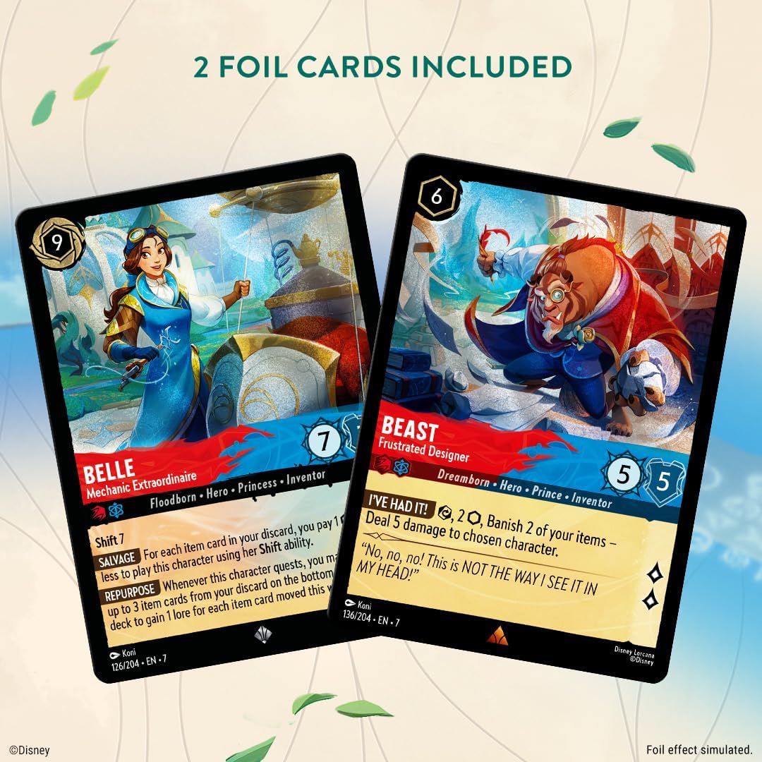 Ravensburger - Disney Lorcana: Archazia's Island - Starter Deck (Ruby & Sapphire) (Ingles)