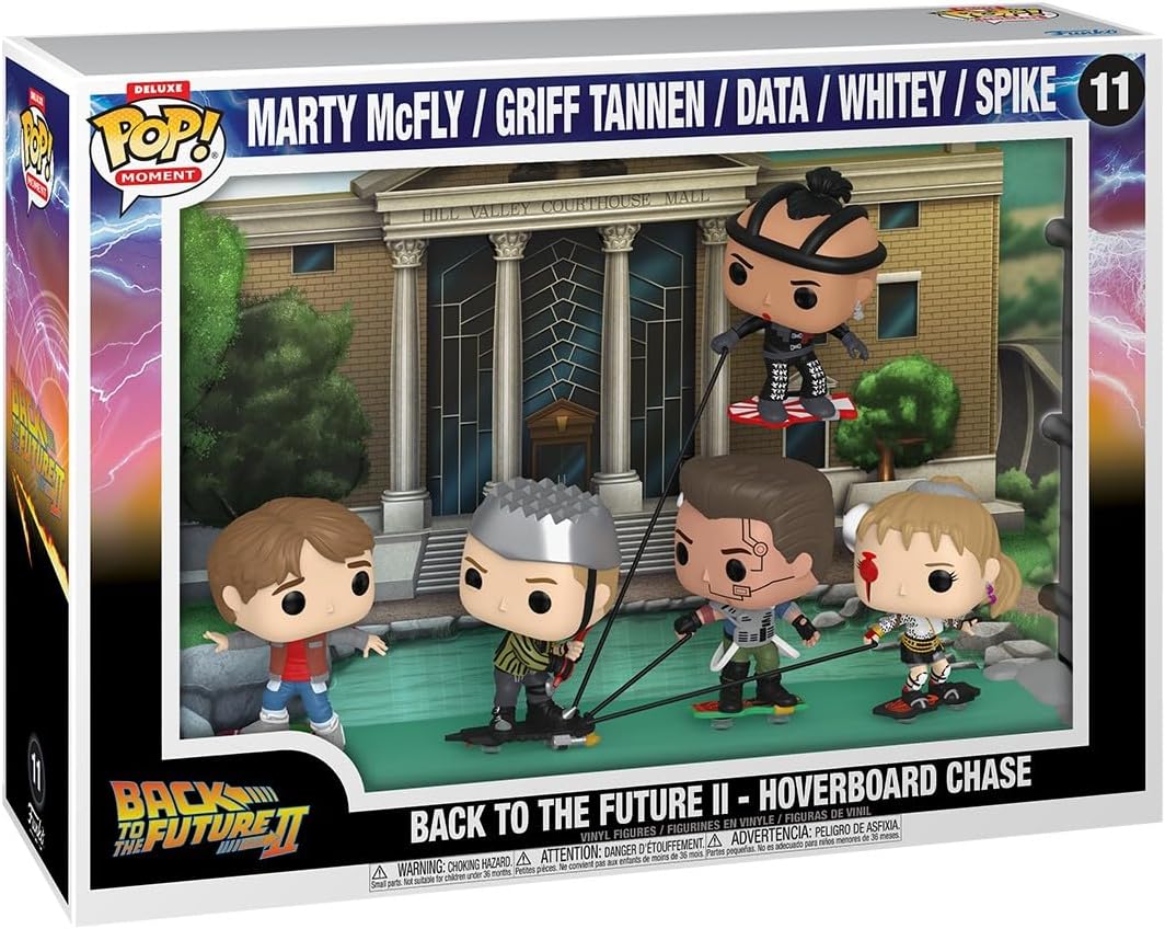 FUNKO POP Deluxe Moment: Back to the Future II - Hoverboard Chase, #11
