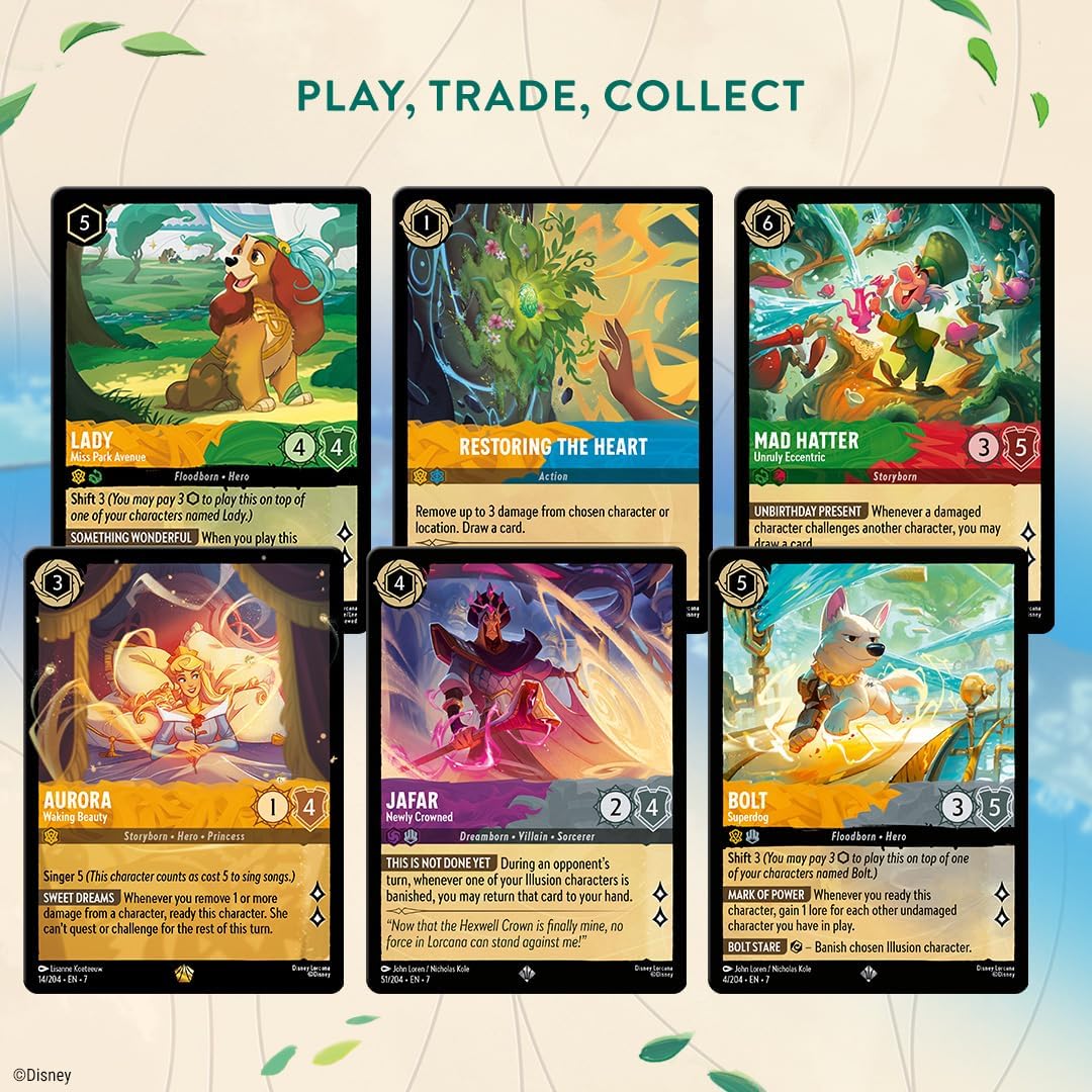 Ravensburger - Disney Lorcana: Archazia's Island - Starter Deck (Ruby & Sapphire) (Ingles)