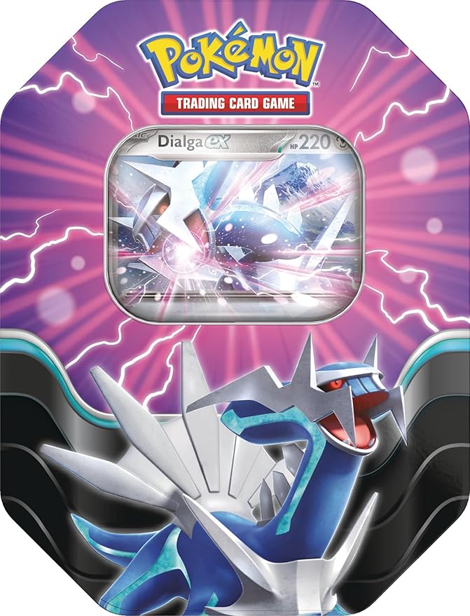Pokemon TCG: Azure Legends Tin Case (Dialga EX) - Español