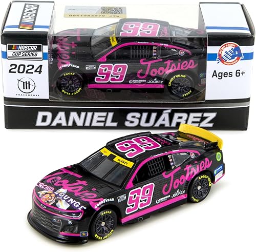 Lionel Racing - Daniel Suárez NO. 99 Tootsies Orchid Lounge Pink 2024 Camaro ZL1, escala 1:64