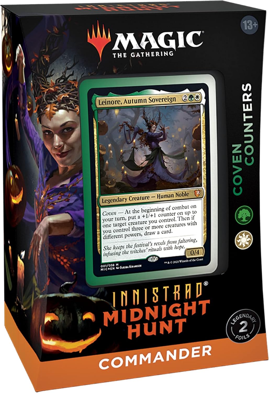 Magic MTG -Innistrad: Midnight Hunt - Commander Deck - Cover Counters (ingles)
