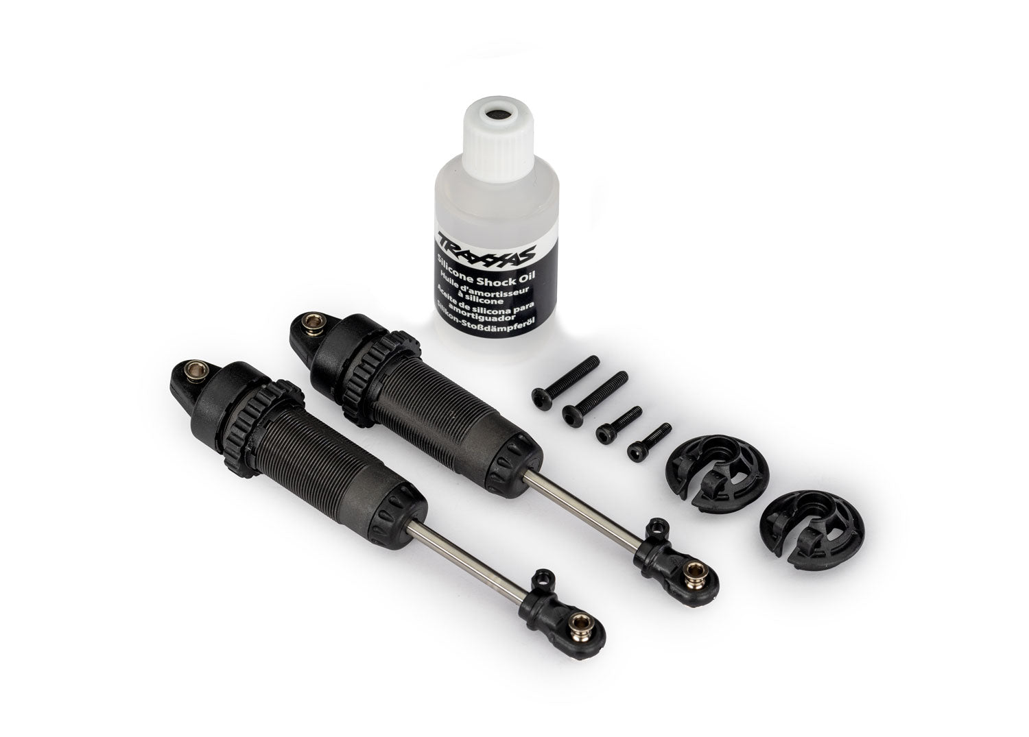 Traxxas - 1/10 Gray Composite XX-Long GTR Shocks (2)