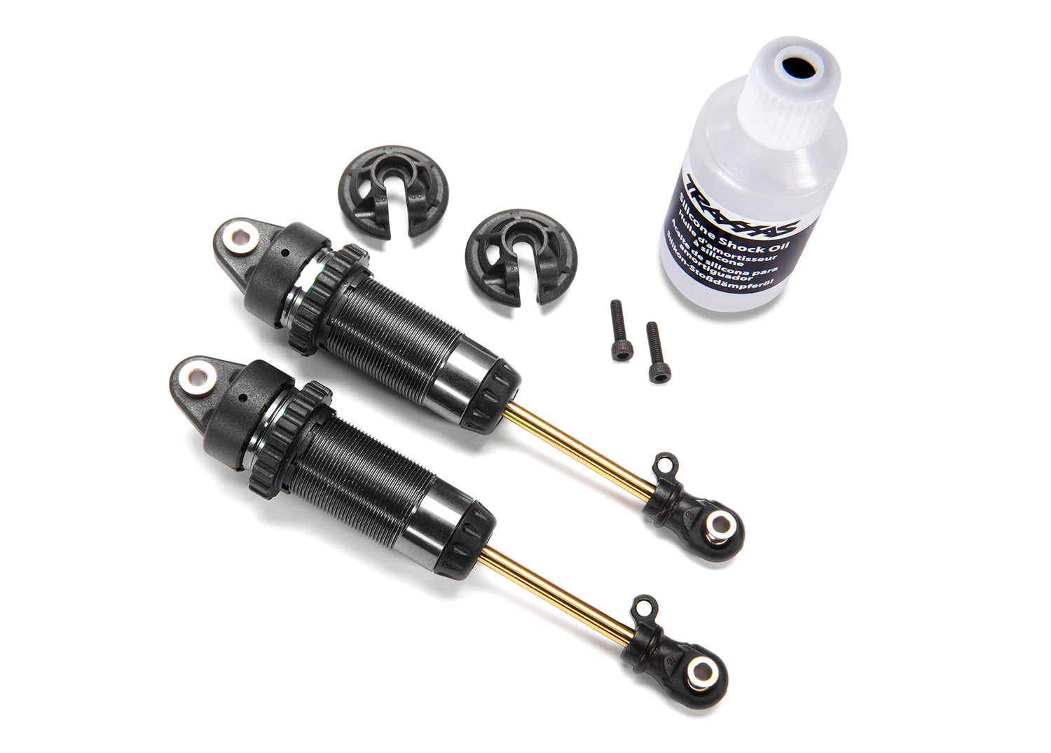 Traxxas - GTR XX-Long Shocks w/Ti-Nitride Shafts (Hard Anodized) (2)