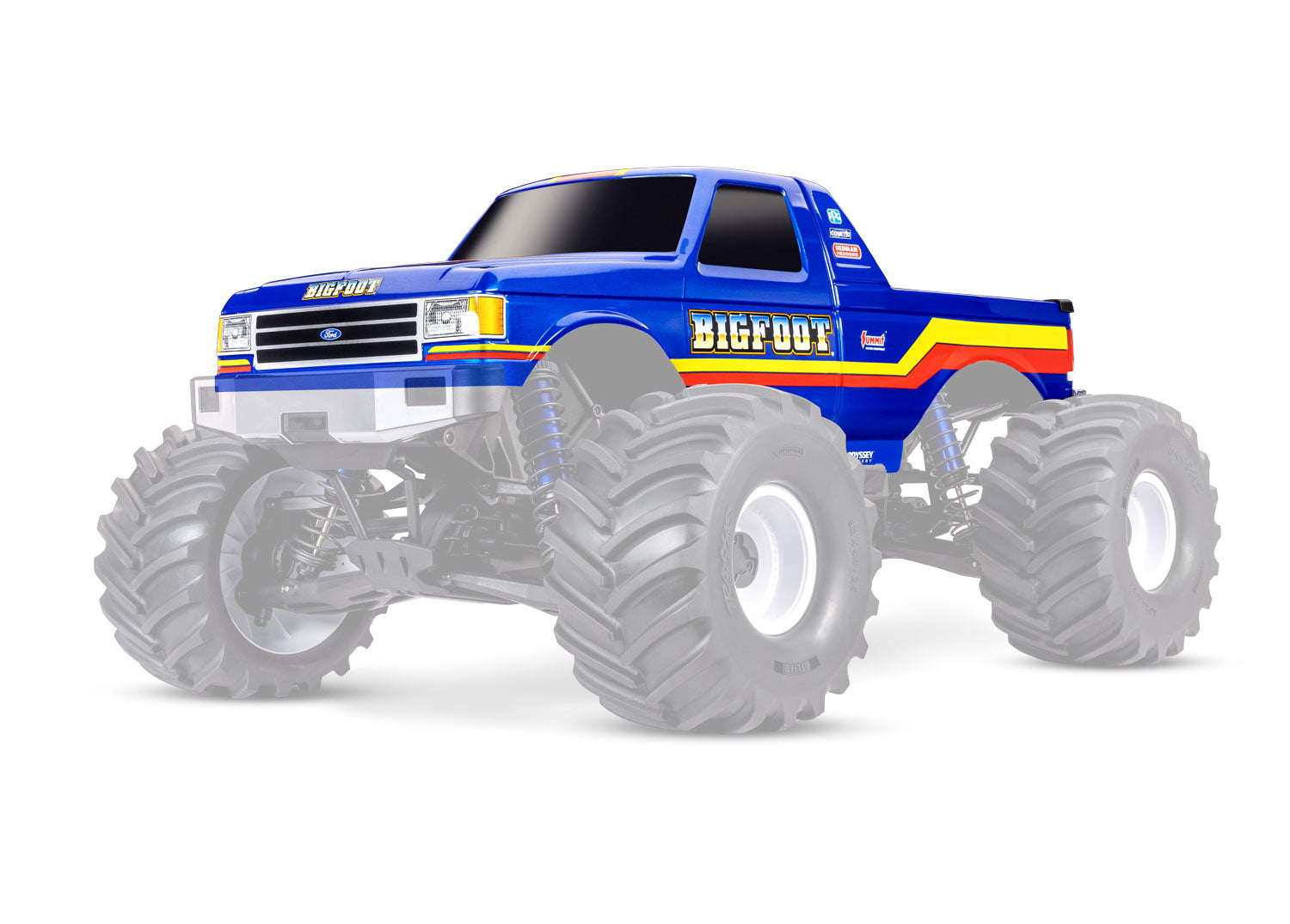 Traxxas - X-Monster Bigfoot No. 8 Body