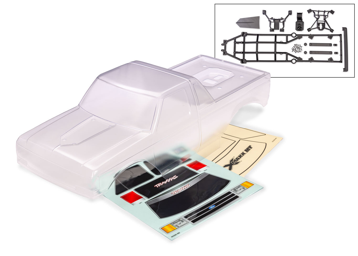 Traxxas - Heavy Duty X-Monster Ford F-150 Clear Body