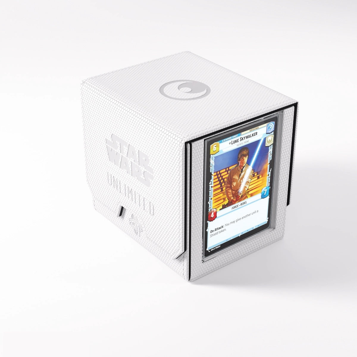 Gamegenic - Star Wars: Unlimited - Deck Pod - Estuche para tarjetas - Blanco