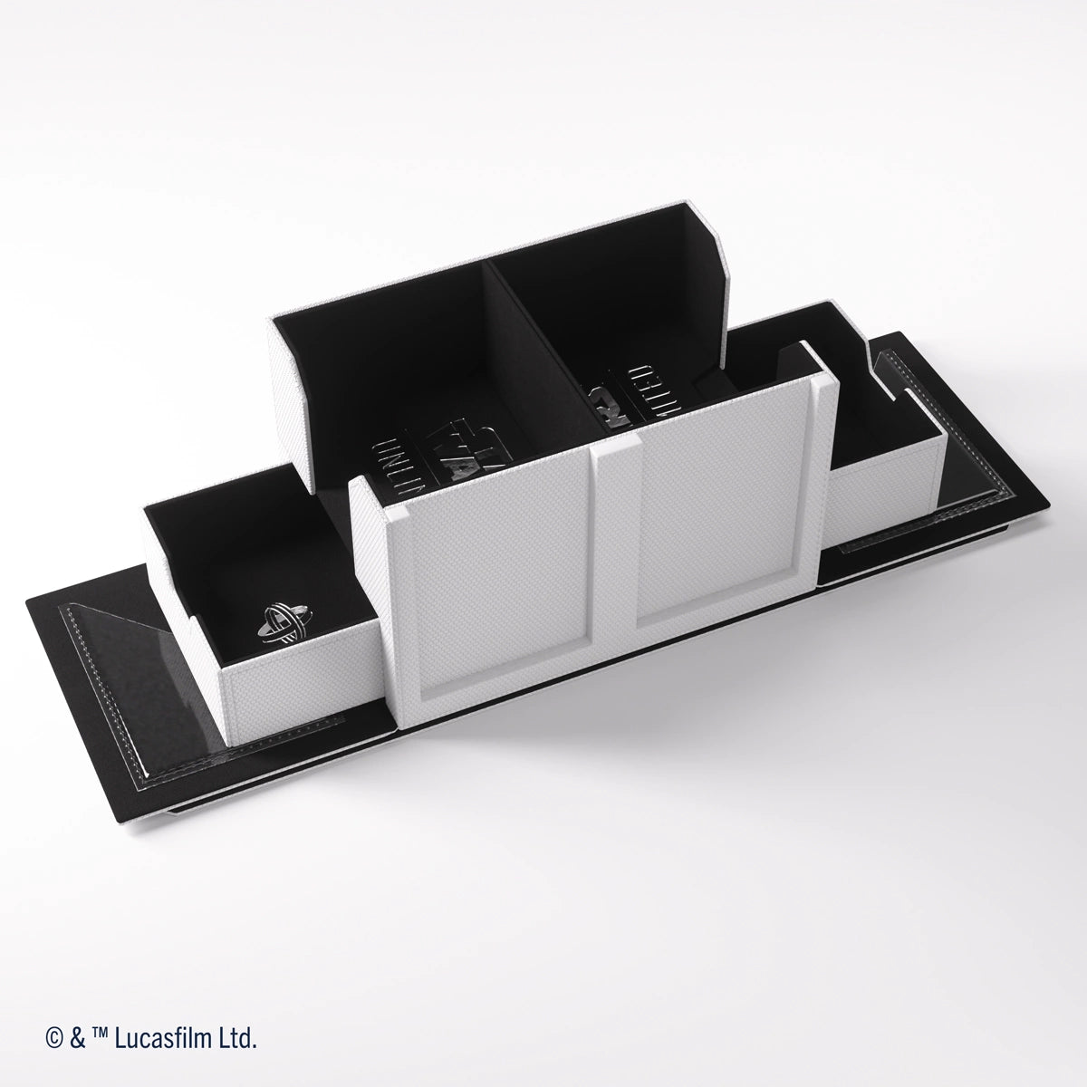 Gamegenic - Star Wars: Unlimited - Double Deck Pod - Estuche para tarjetas - Blanco
