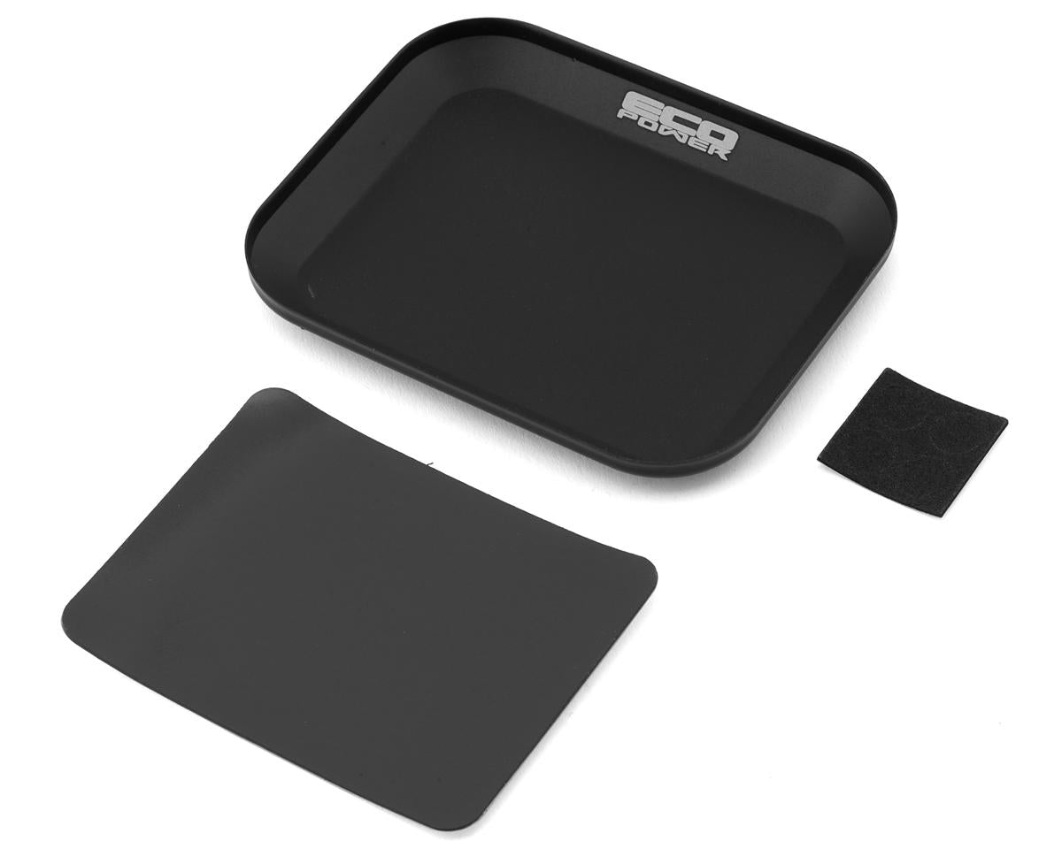 EcoPower - Small Aluminum Magnetic Parts Tray/Screw Catcher (Black)
