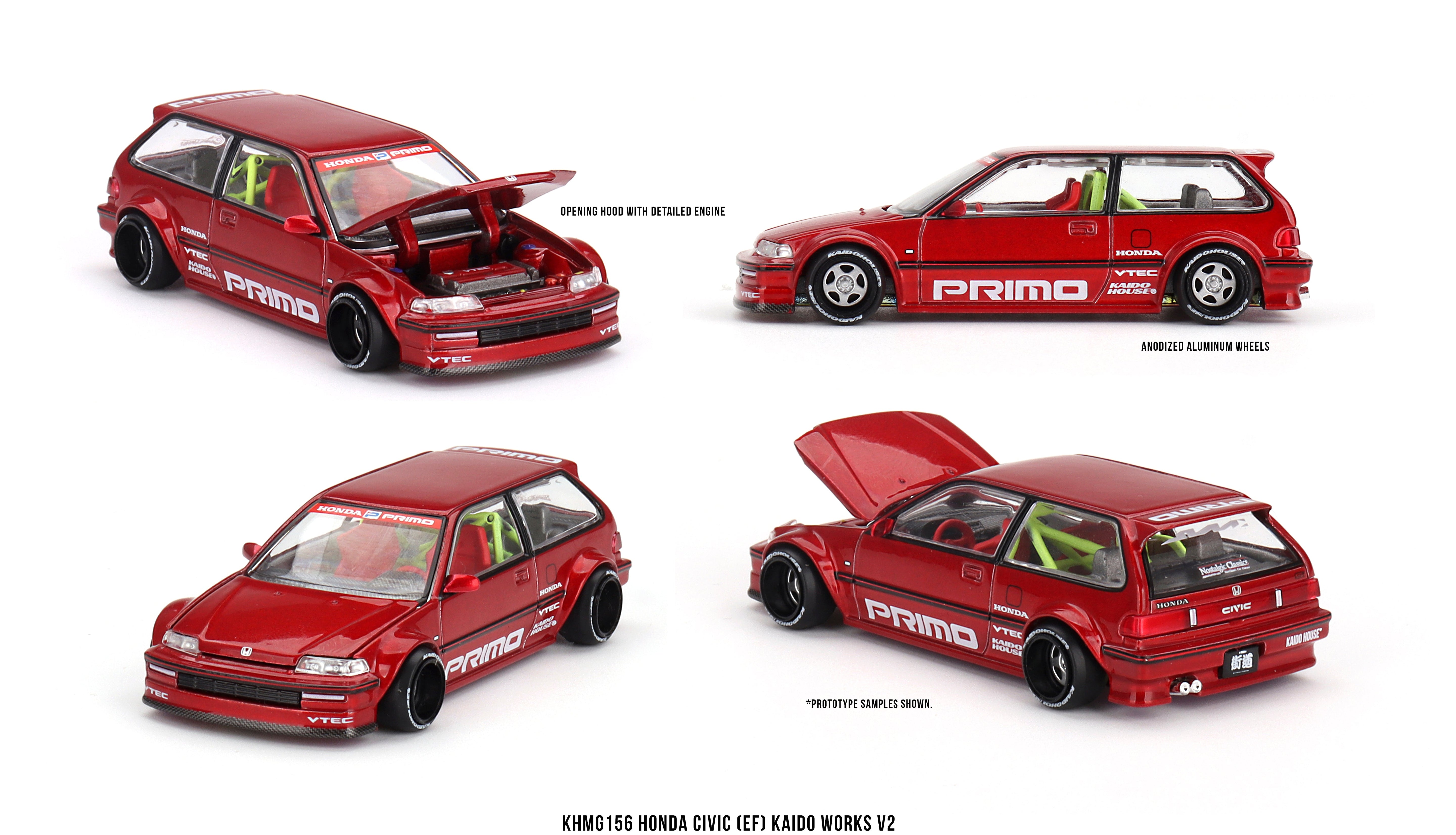 Mini GT - Honda Civic (EF) Kaido Works V2 1/64