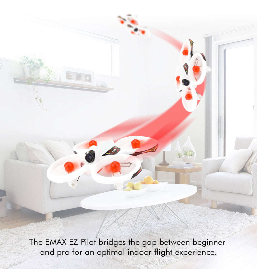 E Max - EZ Pilot Beginner Indoor Racing Drone - With Controller & Goggle RTF