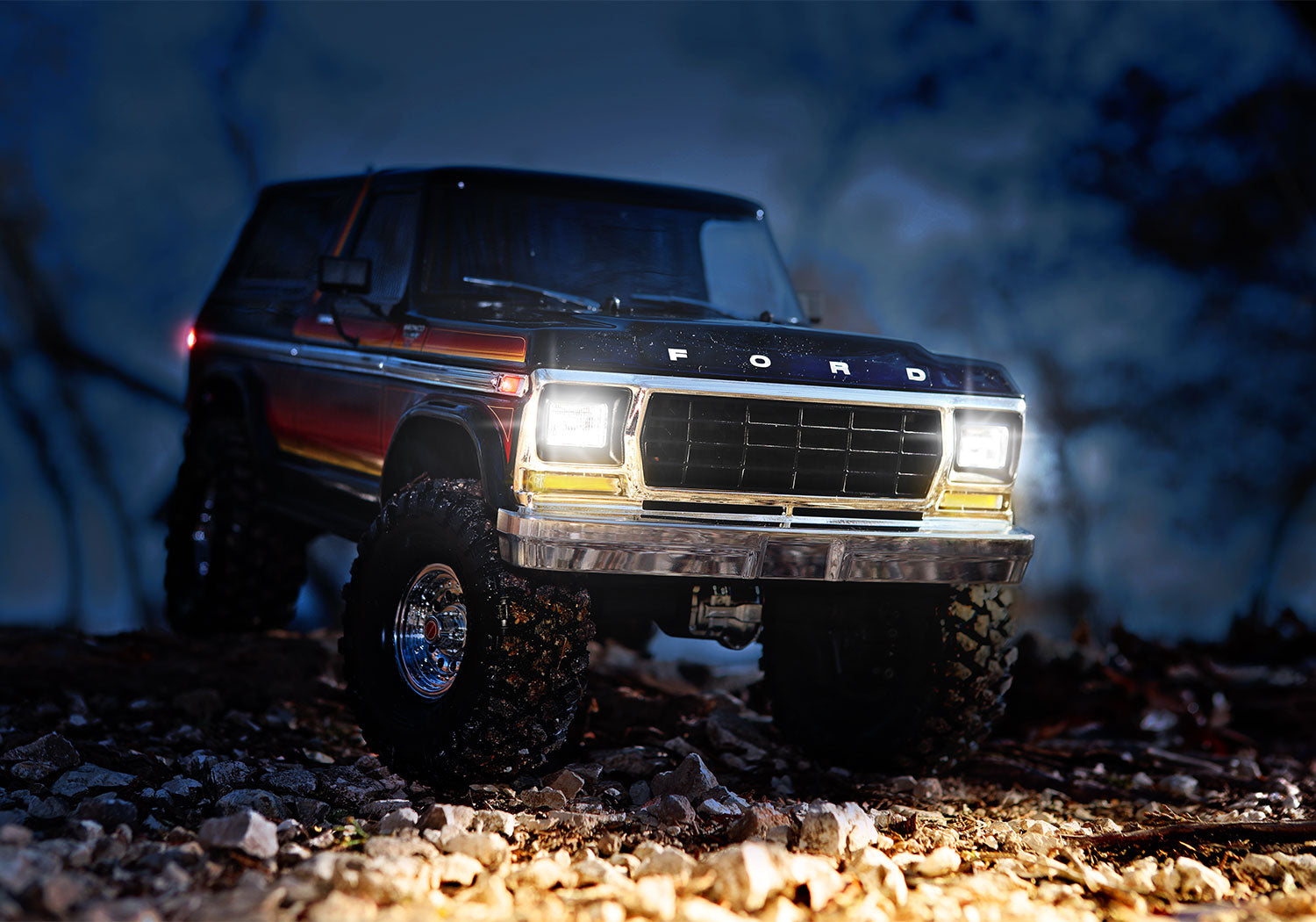 Traxxas - TRX-4 Ford Bronco Complete LED Light Set w/Power Supply