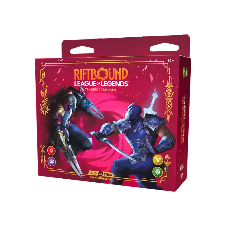 Riftbound TCG: League of Legends - Vendetta Showdown Decks - Zed vs Shen (Ingles)