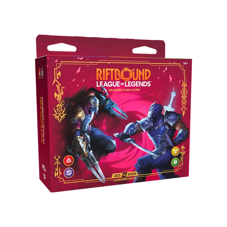 Riftbound TCG: League of Legends - Vendetta Showdown Decks - Zed vs Shen (Ingles)
