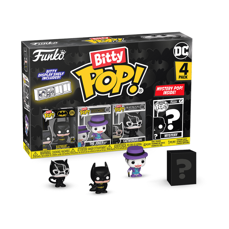 Funko Bitty Pop: DC Batman 85 Aniversario - Batman 4 Pack