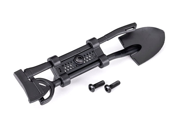 Traxxas - TRX-4 Shovel & Axe w/Accessory Mount (Black)