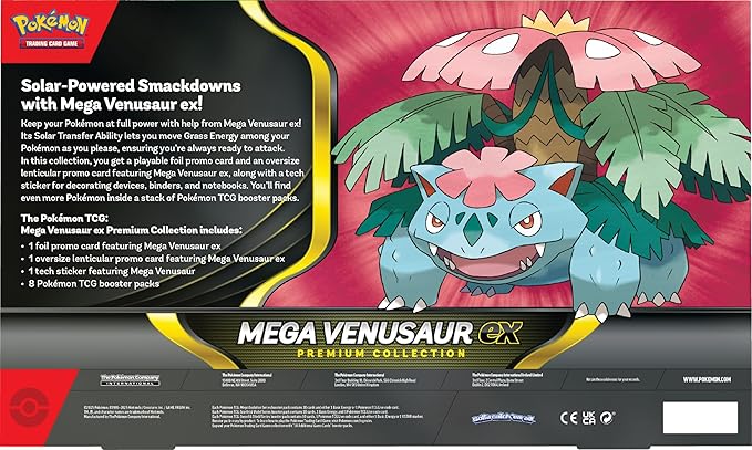 Pokémon TCG: Mega Venasaur Ex Premium Collection (Ingles)