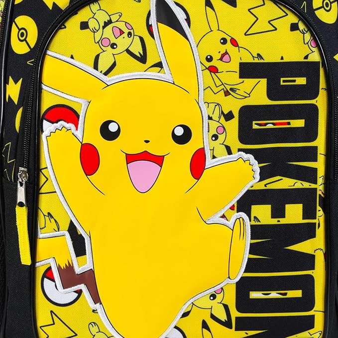 Pokemon - Mochila "Pikachu" con 1 bolsillo delantero