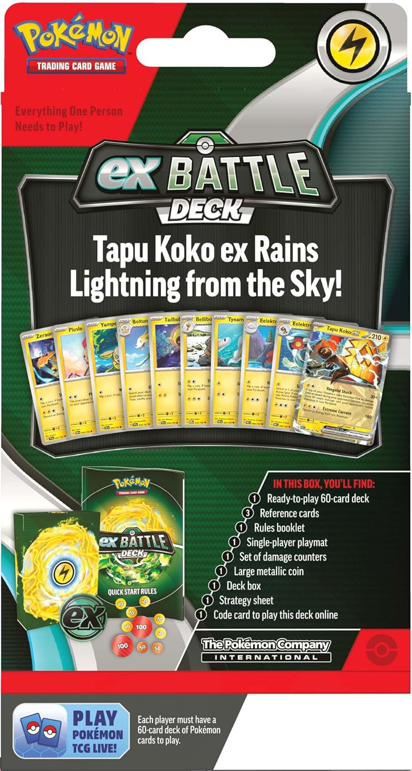 Pokémon TCG: EX Battle Deck - Tapu Koko EX  (Ingles)