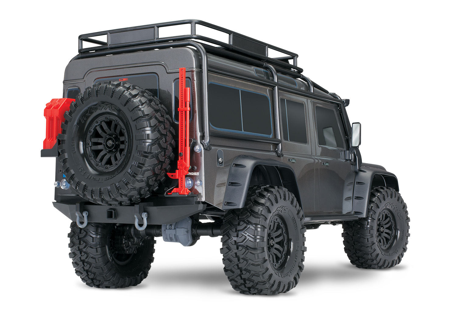 Traxxas - TRX-4 1/10 Scale & Trail Rock Crawler w/Land Rover Defender Body w/XL-5 ESC & TQi 2.4GHz Radio, Gris