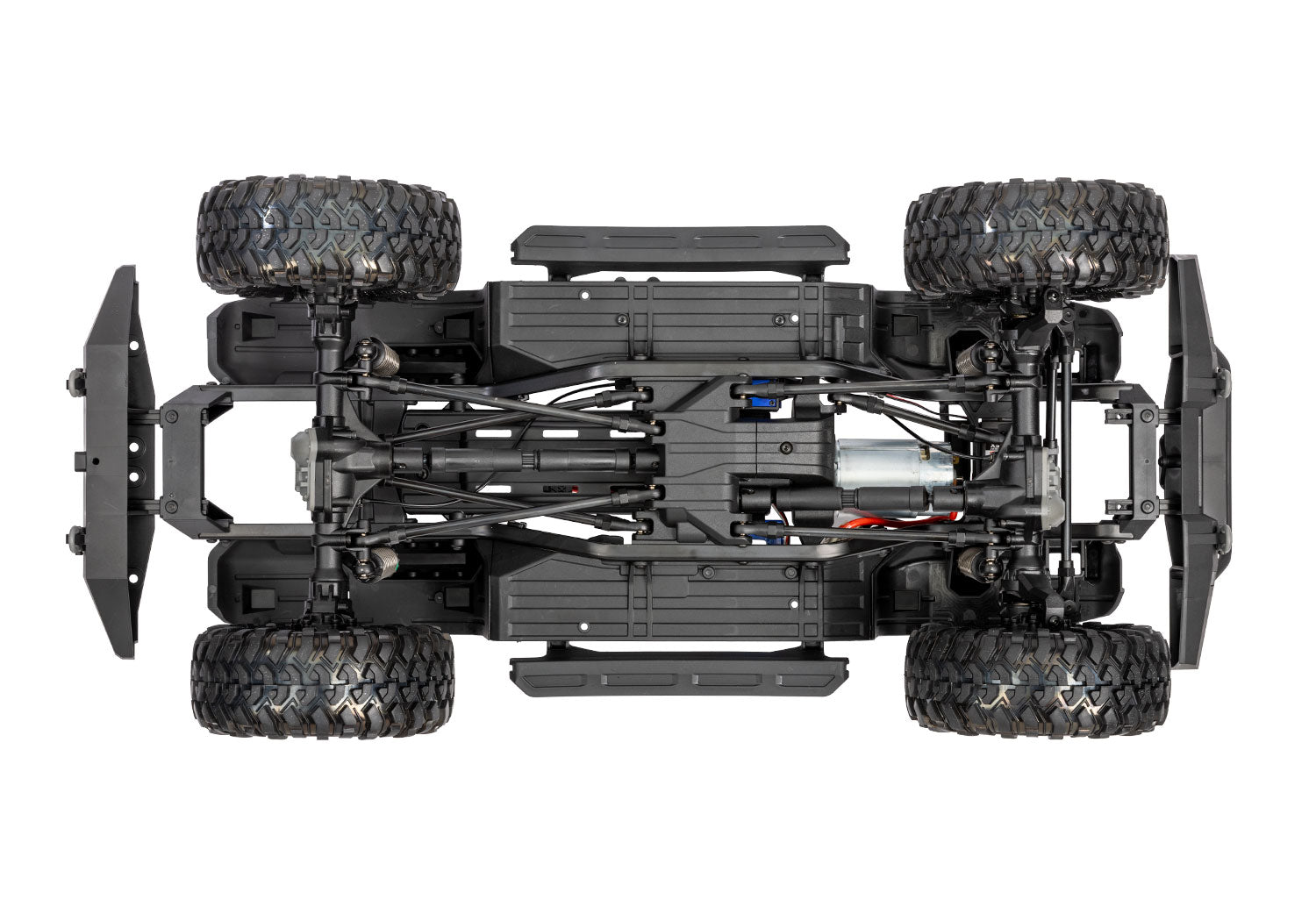Traxxas - TRX-4 1/10 Scale & Trail Rock Crawler w/Land Rover Defender Body w/XL-5 ESC & TQi 2.4GHz Radio, Gris