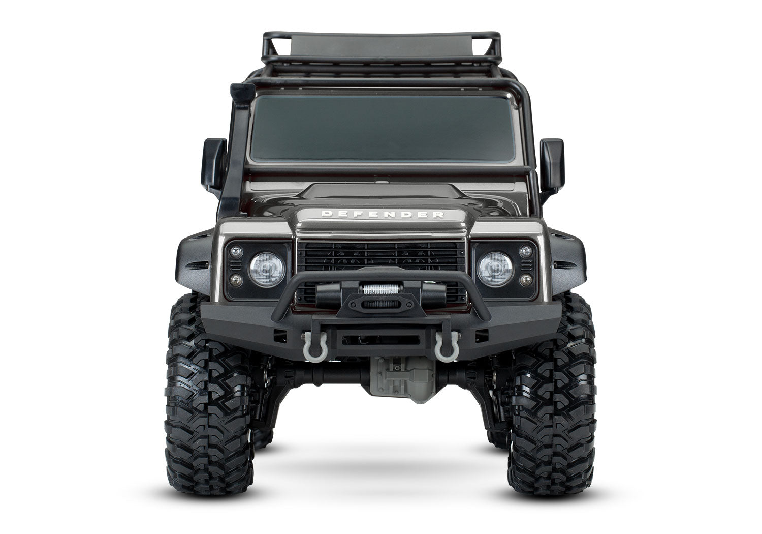 Traxxas - TRX-4 1/10 Scale & Trail Rock Crawler w/Land Rover Defender Body w/XL-5 ESC & TQi 2.4GHz Radio, Gris