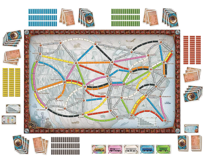 Asmodee - Aventureros al Tren (Juego de mesa)