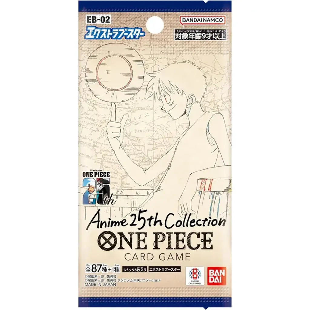 Bandai - One Piece Card Game: EB-02 Anime 25TH Collection (12 cartas por sobre)