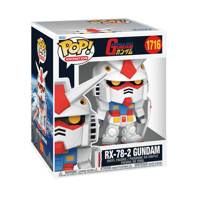 Funko Pop Super: Mobile Suit Gundam - Gundam RX-78-2 6 Pulgadas, #1716