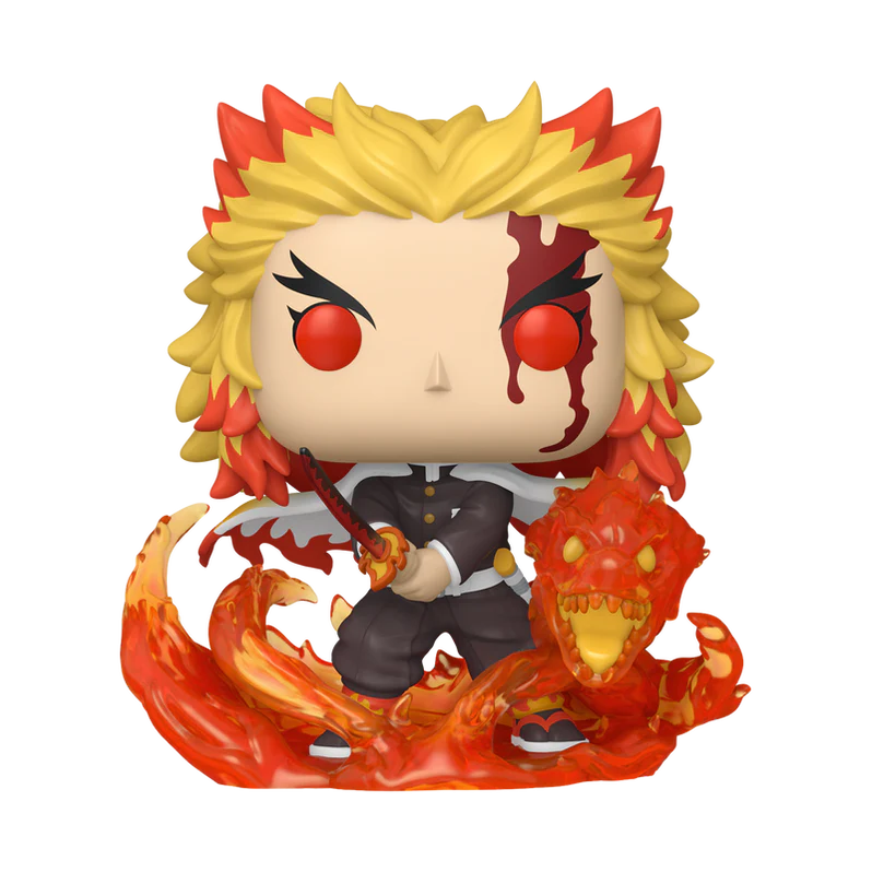 Funko Pop Premium: Demon Slayer - Kyojuro Rengoku 9na Postura Purgatorio, #1856