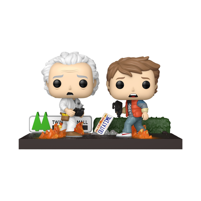 Funko Pop Moment: Volver Al Futuro - Doc y Marty, #1846