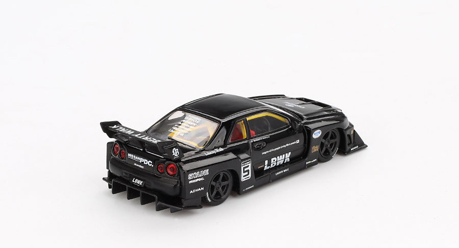 Mini GT - Nissan LB-ER34 Super Silhouette SKYLINE Black 1/64