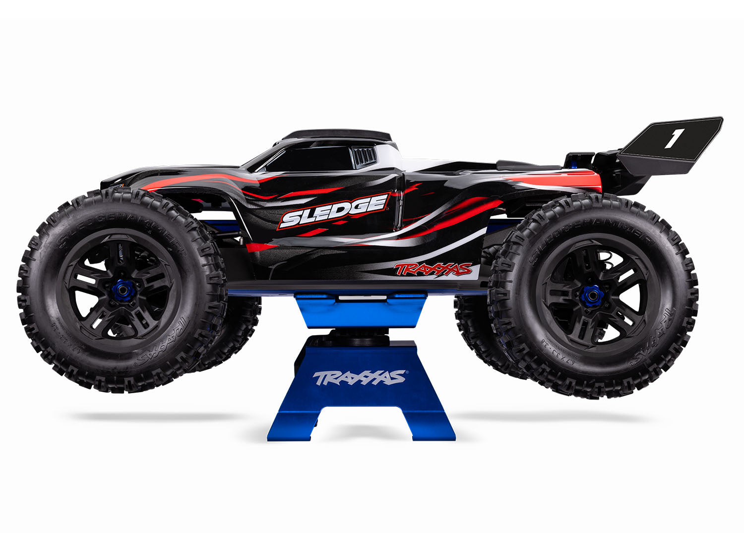 Traxxas - Assembled Aluminum Car & Truck Stand (Blue)