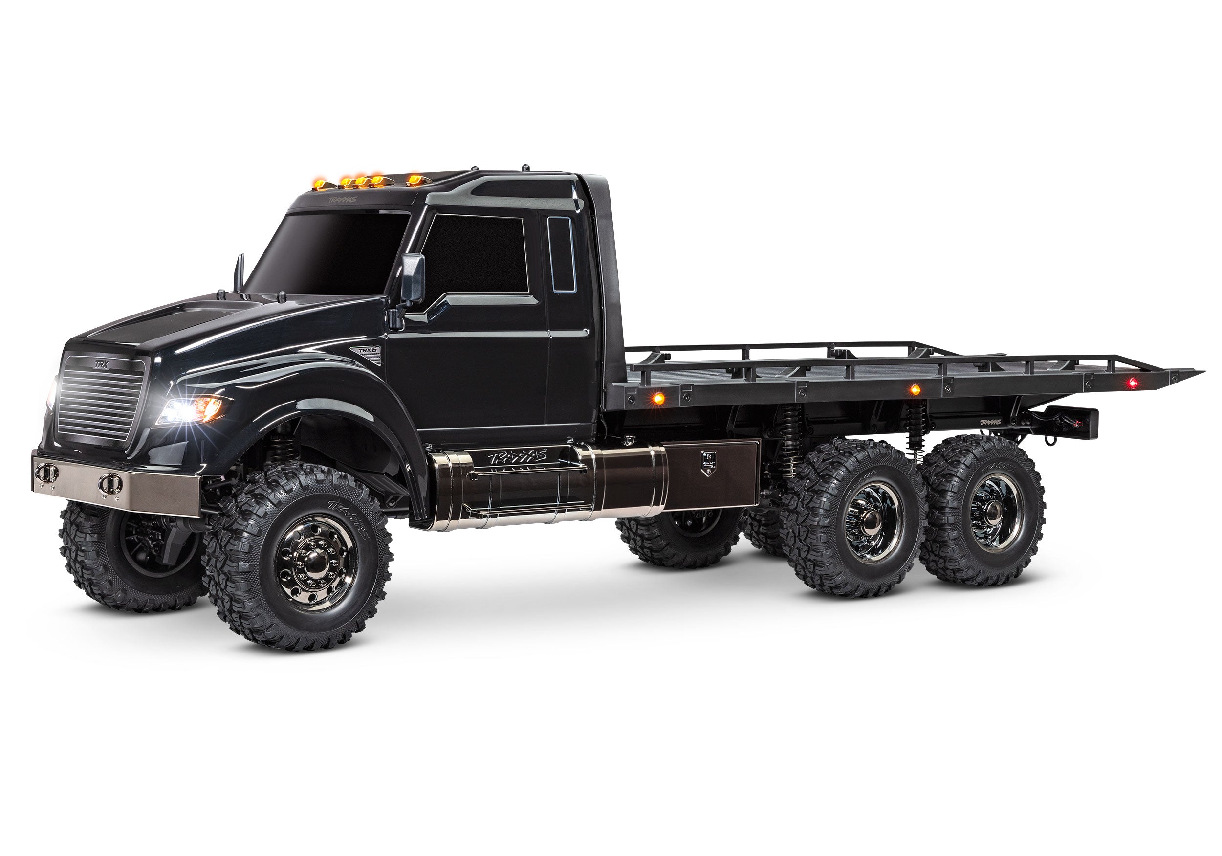 Traxxas - TRX-6 1/10 6x6 Ultimate RC Hauler Flatbed Tow Truck w/TQi 2.4GHz Radio & Pro Scale Winch