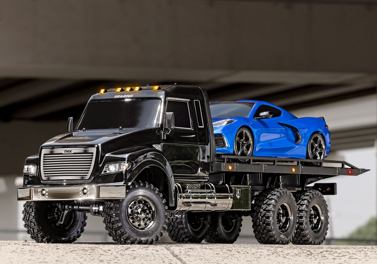 Traxxas - TRX-6 1/10 6x6 Ultimate RC Hauler Flatbed Tow Truck w/TQi 2.4GHz Radio & Pro Scale Winch