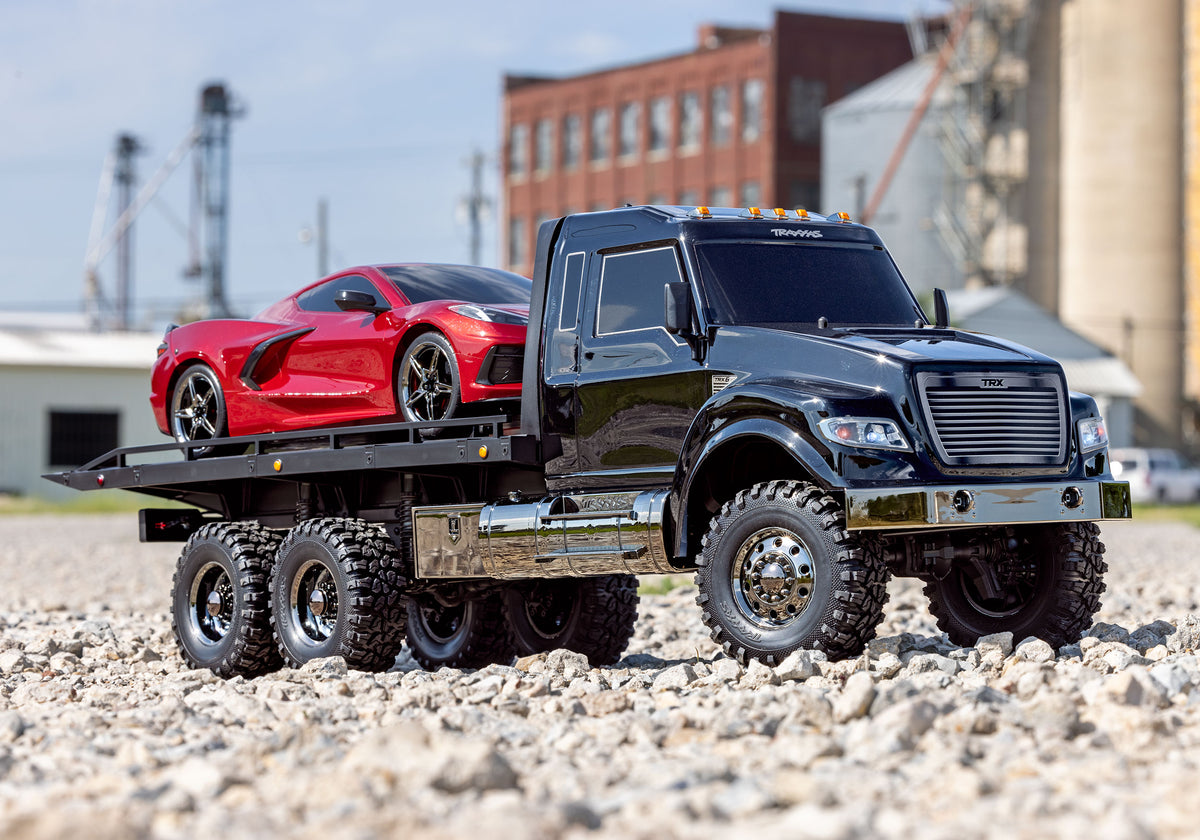 Traxxas - TRX-6 1/10 6x6 Ultimate RC Hauler Flatbed Tow Truck w/TQi 2.4GHz Radio & Pro Scale Winch