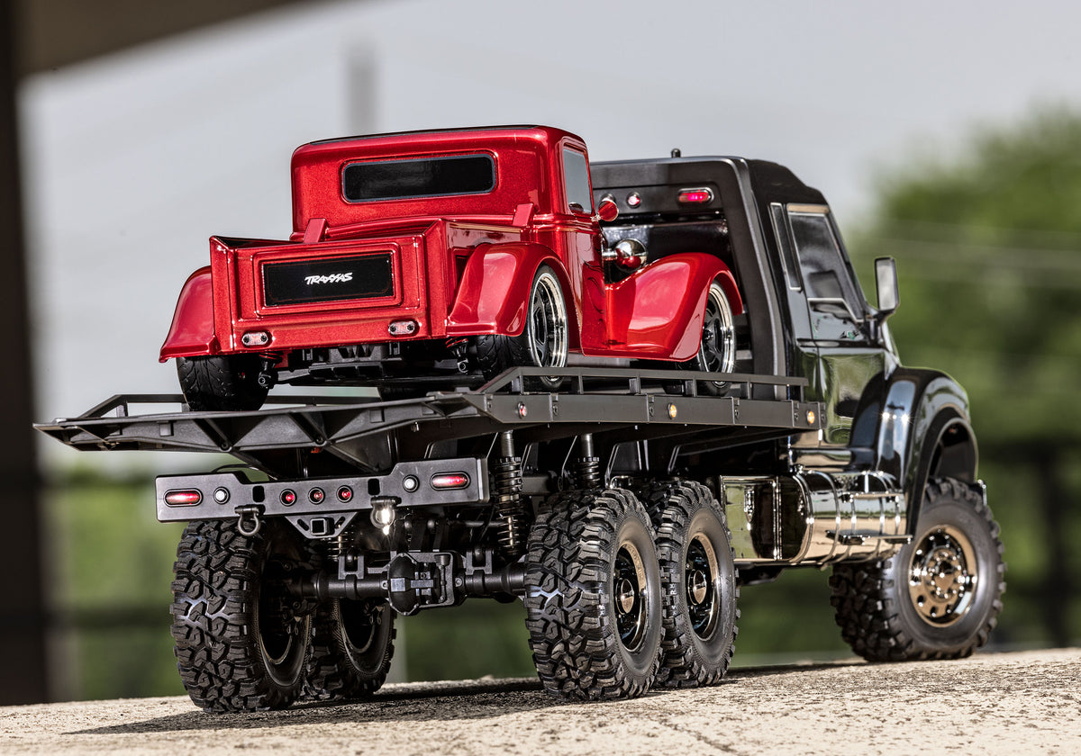 Traxxas - TRX-6 1/10 6x6 Ultimate RC Hauler Flatbed Tow Truck w/TQi 2.4GHz Radio & Pro Scale Winch