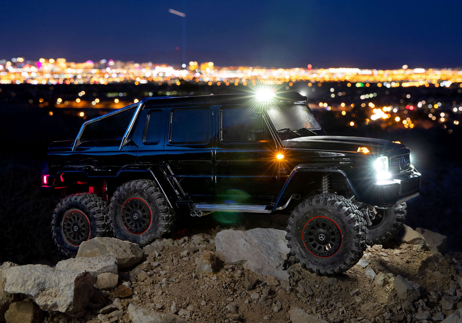 Traxxas - TRX-6 Mercedes-Benz G 63, Negra