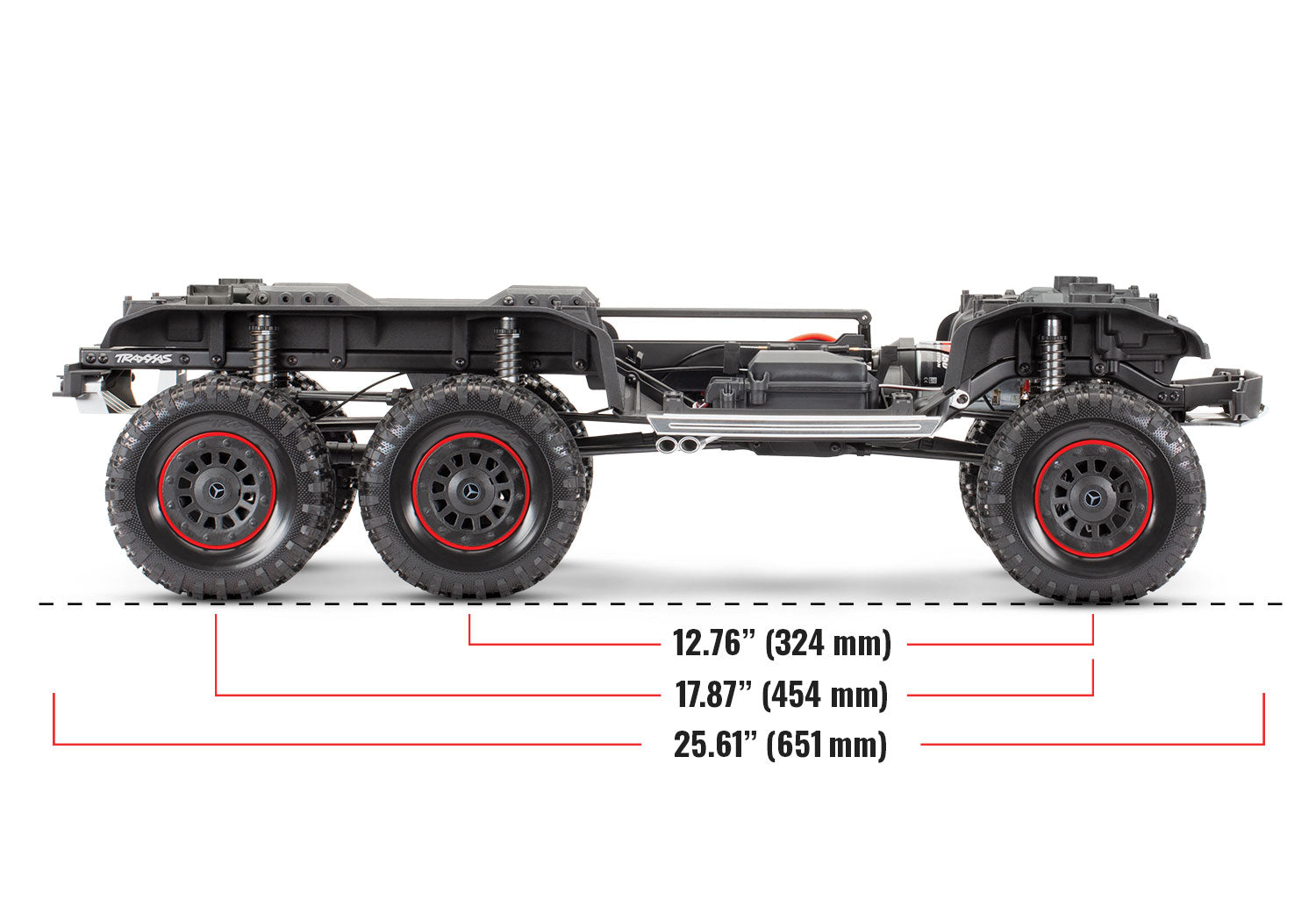 Traxxas - TRX-6 Mercedes-Benz G 63, Negra