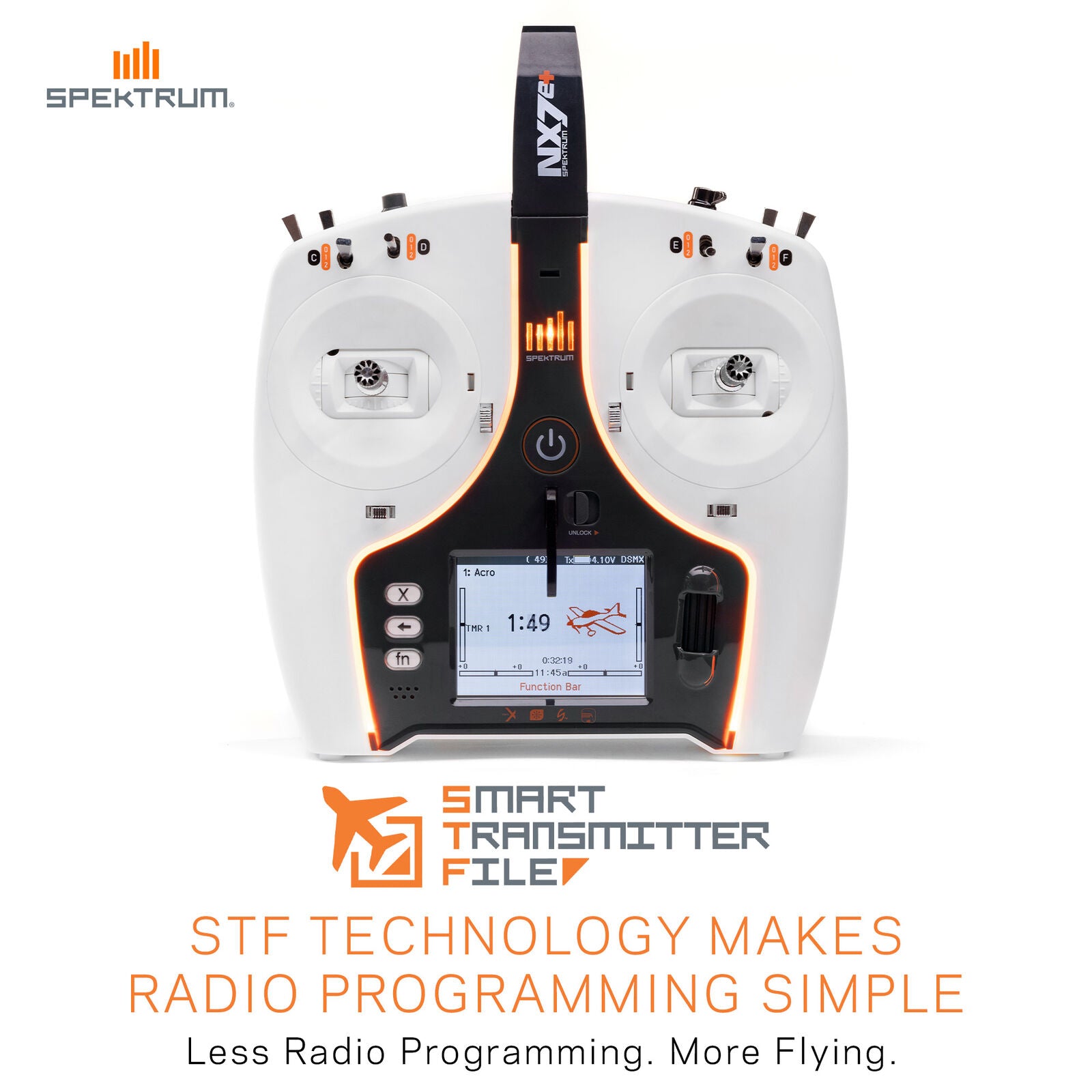 Spektrum RC - NX7e+ 14-Channel DSMX Transmitter Only
