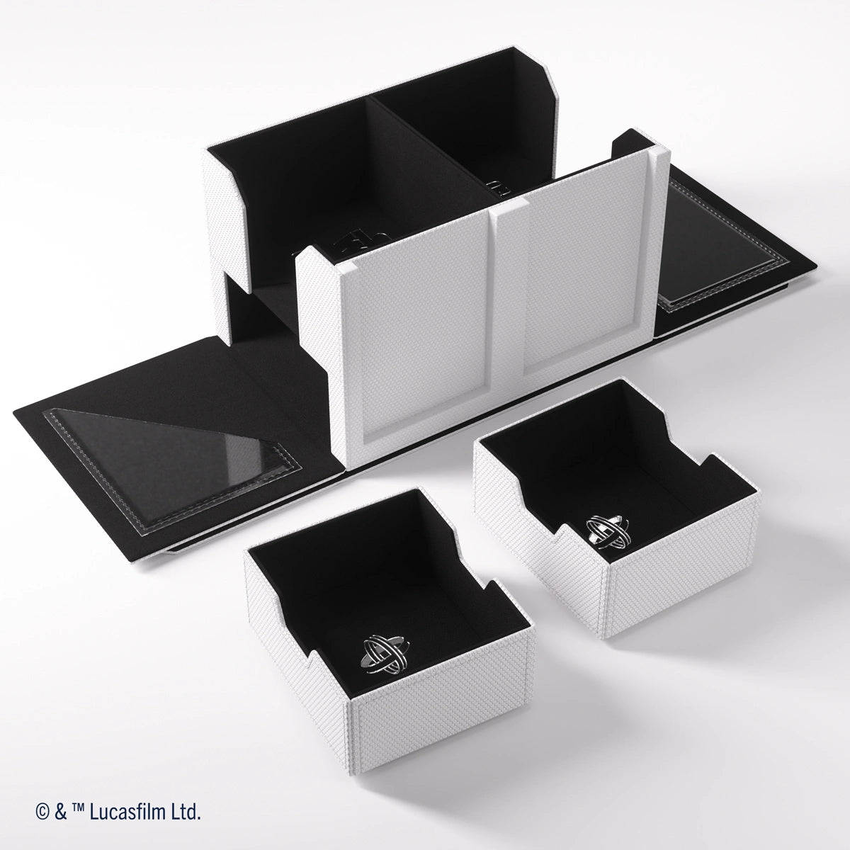 Gamegenic - Star Wars: Unlimited - Double Deck Pod - Estuche para tarjetas - Blanco